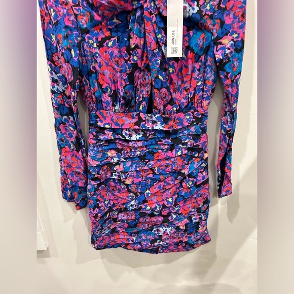 SZ Zara Floral Long Sleeve Ruffle Mini Dress Blogger fav XS ✨✨🔥 - Picture 5 of 7